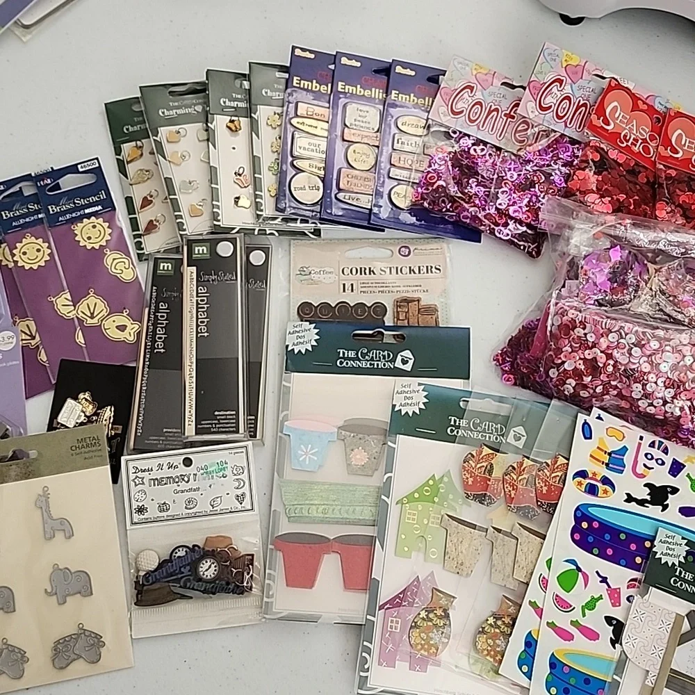 Assorted Embellishments Card Making & Crafts - Picture 1 of 13